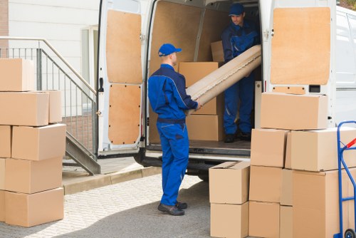 Man with van assisting a local move in Whetstone