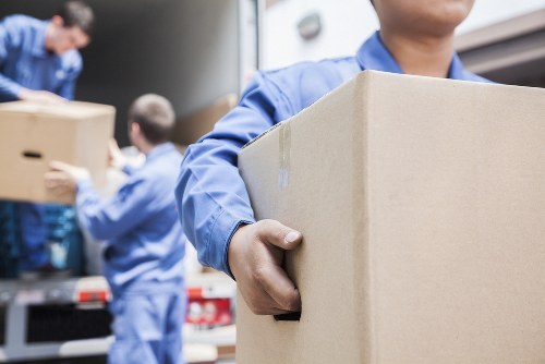 House removals team preparing a local move in Whetstone