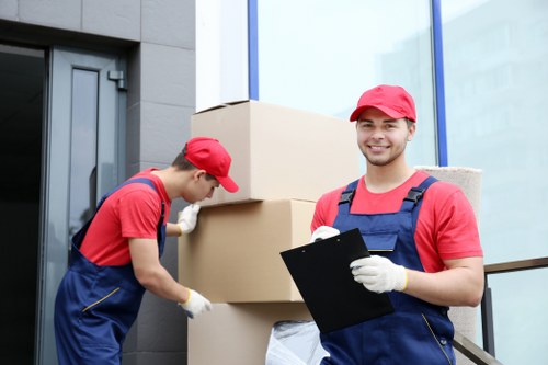 Professional furniture removal service at a Whetstone home
