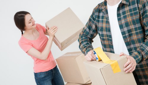 Loading furniture into a moving van for a Whetstone move
