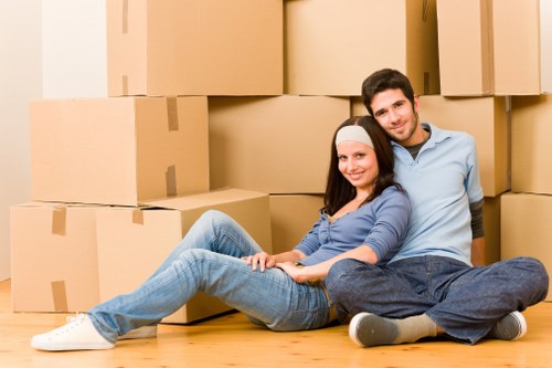 Business relocation process with careful loading and transport in Whetstone