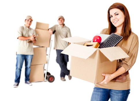 Local moving truck used for office relocation in Whetstone