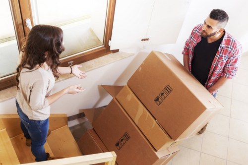 Moving boxes and household items in Whetstone