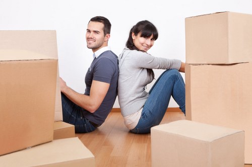 Secure moving vehicle for Whetstone house and flat moves