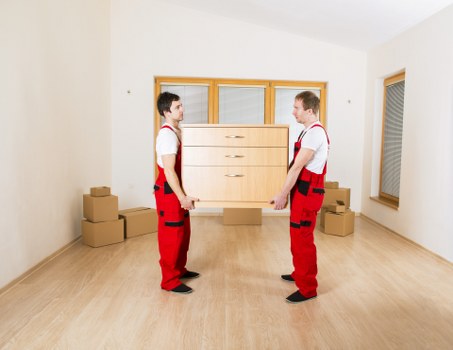Professional movers loading belongings for a local move in Whetstone