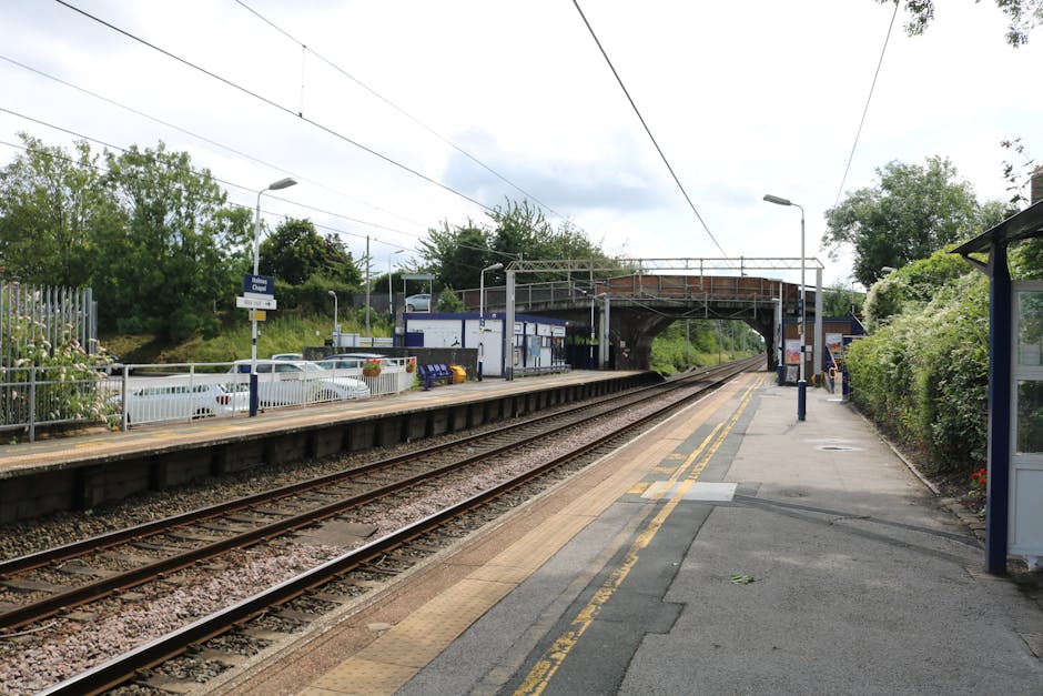 Interior view of a covered access point at Totteridge & Whetstone station, showing a row of stainless steel turnstiles equipped with card readers for fare control. The turnstiles are situated near large, frosted glass panels that allow natural light to illuminate the area. The floor is made of smooth, grey concrete with tactile paving strips for accessibility positioned along the walkway. Outside the station, visible through the open side, are green trees and a roadway, indicating the station's outdoor environment. The area appears clean and well-maintained, with minimal signage and no people present. This setting supports considerations for home relocation logistics, such as the efficient movement of furniture and packing materials, within a station environment that includes access control equipment designed for passenger flow management and station access facilitation. Man with Van Whetstone occasionally shares relevant moving and transport insights aligned with station access points and lifts based on the visual context.